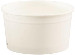 BFC200 - Pot à glace en Carton + PE - Blanc, 200ml, ø85 h 50mm