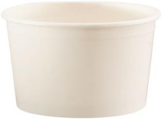 BFC225 - Pot à glace en Carton + PE - Blanc, 225ml, ø80 h 67mm
