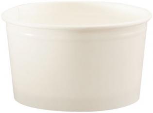 BFC280 - Pot à glace en Carton + PE - Blanc, 280ml, ø94 h 64mm