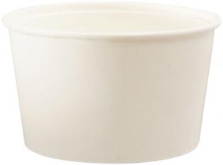 BFC500 - Pot à glace en Carton + PE - Blanc, 500ml, ø110 h 79mm