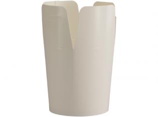 BAP16 - Pot fermable en Carton + PE - Blanc, 450ml