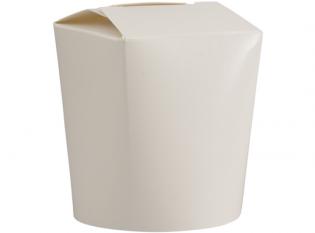 BAP16 - Pot fermable en Carton + PE - Blanc, 450ml