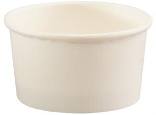BFC60 - Pot à glace en Carton + PE - Blanc, 60ml, ø65 h35mm