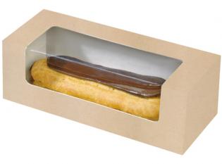 BTS08 - Boite sandwich rectangulaire en Carton + PE - Kraft, 75x178x75mm