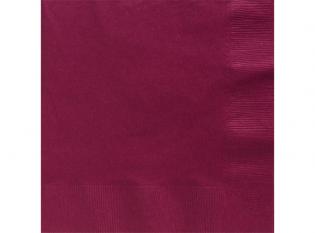 S2335 - Serviettes 2 plis en Ouate - Bordeaux, 33x33cm