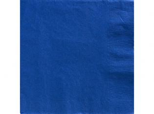 S2406 - Serviette 2 plis en Ouate - Bleu, 40x40cm