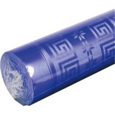 NRD836 - Nappes en rouleaux damassées en Papier - Bleu, 118x250cm