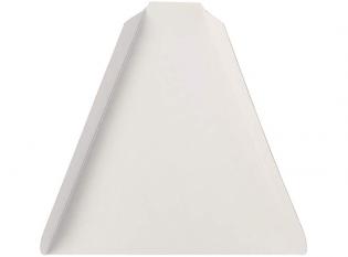 AC190 - Triangle rainé en Carton + PE - Blanc, 170x190x20mm