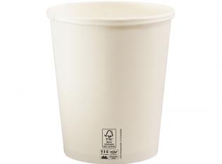 BFE550 - Pot à glace en Carton + PLA - Blanc, 550ml, ø98 h 111mm