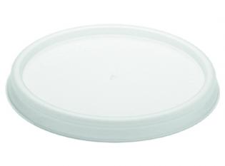Visuel du produit BCL99 - Couvercle pour Mini pot Deli Gourmet en PE - Blanc, ø95mm